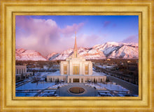 Load image into Gallery viewer, Ogden Winter Sunset Aerial
