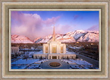 Load image into Gallery viewer, Ogden Winter Sunset Aerial

