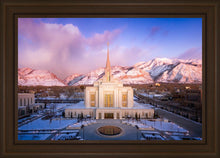 Load image into Gallery viewer, Ogden Winter Sunset Aerial
