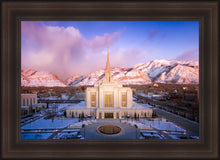 Load image into Gallery viewer, Ogden Winter Sunset Aerial
