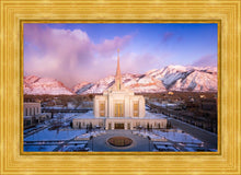 Load image into Gallery viewer, Ogden Winter Sunset Aerial

