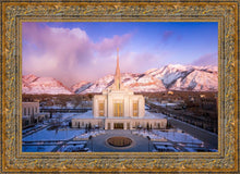 Load image into Gallery viewer, Ogden Winter Sunset Aerial

