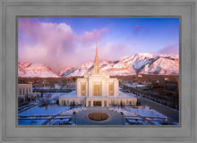 Load image into Gallery viewer, Ogden Winter Sunset Aerial
