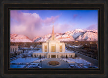Load image into Gallery viewer, Ogden Winter Sunset Aerial
