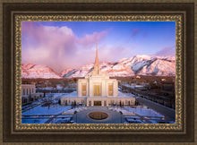 Load image into Gallery viewer, Ogden Winter Sunset Aerial
