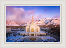 Load image into Gallery viewer, Ogden Winter Sunset Aerial
