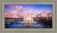 Load image into Gallery viewer, Ogden Winter Sunset Aerial
