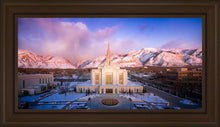Load image into Gallery viewer, Ogden Winter Sunset Aerial
