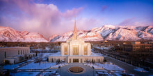 Load image into Gallery viewer, Ogden Winter Sunset Aerial
