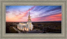 Load image into Gallery viewer, Twin Falls Sunset Aerial
