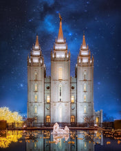 Load image into Gallery viewer, Salt Lake Starry Night Nativity
