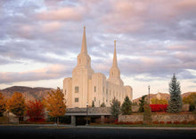 Load image into Gallery viewer, Brigham City Temple Seasons Change
