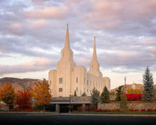 Load image into Gallery viewer, Brigham City Temple Seasons Change
