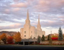 Load image into Gallery viewer, Brigham City Temple Seasons Change
