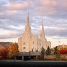 Load image into Gallery viewer, Brigham City Temple Seasons Change
