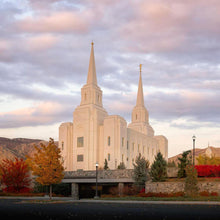 Load image into Gallery viewer, Brigham City Temple Seasons Change

