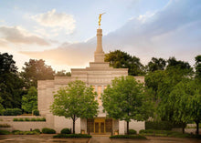 Load image into Gallery viewer, Winter Quarters Temple Rainy Evening
