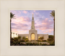 Load image into Gallery viewer, Redlands Temple Fountain Sunset
