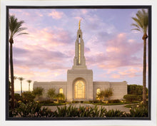 Load image into Gallery viewer, Redlands Temple Fountain Sunset
