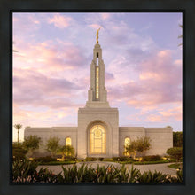 Load image into Gallery viewer, Redlands Temple Fountain Sunset
