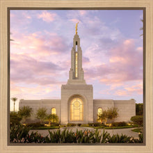 Load image into Gallery viewer, Redlands Temple Fountain Sunset
