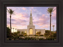 Load image into Gallery viewer, Redlands Temple Fountain Sunset
