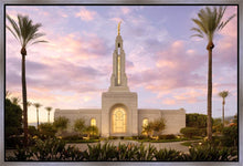 Load image into Gallery viewer, Redlands Temple Fountain Sunset
