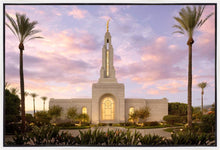 Load image into Gallery viewer, Redlands Temple Fountain Sunset
