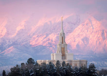 Load image into Gallery viewer, Payson Temple Winter Evening

