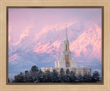 Load image into Gallery viewer, Payson Temple Winter Evening
