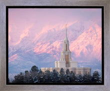 Load image into Gallery viewer, Payson Temple Winter Evening
