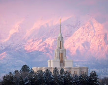 Load image into Gallery viewer, Payson Temple Winter Evening
