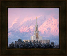Load image into Gallery viewer, Payson Temple Winter Evening
