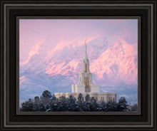 Load image into Gallery viewer, Payson Temple Winter Evening
