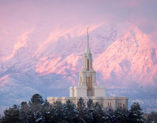 Load image into Gallery viewer, Payson Temple Winter Evening
