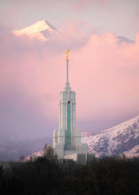 Load image into Gallery viewer, Mount Timpanogos Temple Winter Peaks
