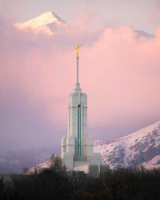 Load image into Gallery viewer, Mount Timpanogos Temple Winter Peaks
