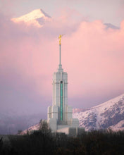 Load image into Gallery viewer, Mount Timpanogos Temple Winter Peaks
