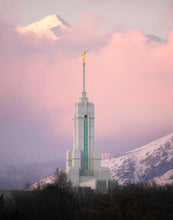 Load image into Gallery viewer, Mount Timpanogos Temple Winter Peaks
