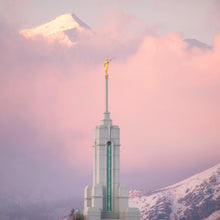 Load image into Gallery viewer, Mount Timpanogos Temple Winter Peaks
