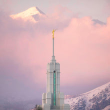 Load image into Gallery viewer, Mount Timpanogos Temple Winter Peaks
