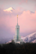 Load image into Gallery viewer, Mount Timpanogos Temple Winter Peaks

