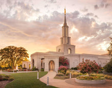 Load image into Gallery viewer, Sacramento Temple Sunset Panorama
