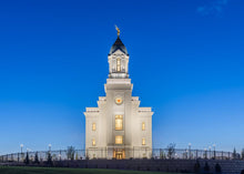 Load image into Gallery viewer, Cedar City Temple Blue Hour
