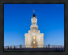 Load image into Gallery viewer, Cedar City Temple Blue Hour
