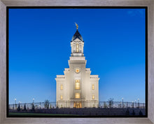 Load image into Gallery viewer, Cedar City Temple Blue Hour
