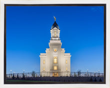 Load image into Gallery viewer, Cedar City Temple Blue Hour
