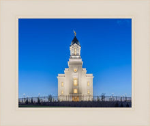Load image into Gallery viewer, Cedar City Temple Blue Hour
