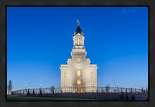Load image into Gallery viewer, Cedar City Temple Blue Hour

