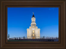 Load image into Gallery viewer, Cedar City Temple Blue Hour
